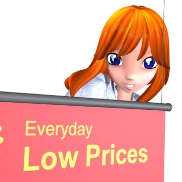 Everyday low price Stock Illustration