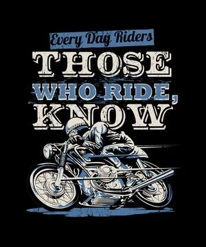 Everyday riders Stock Illustration