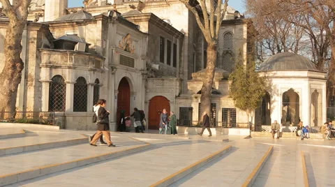 Everyday thousands of people visit  Eyup Sultan Stock Footage 61245868