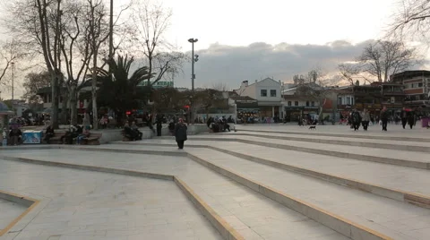 Everyday thousands of people visit  Eyup Sultan Stock Footage 61246861