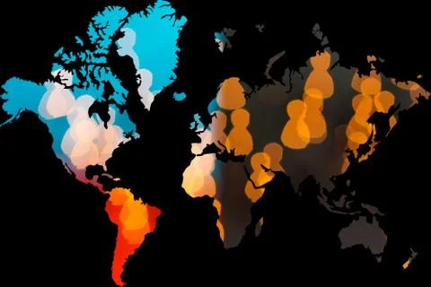 Everyone is globally connected Stock Photos