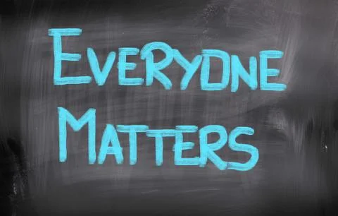 Everyone Matters Concept Illustrazione stock