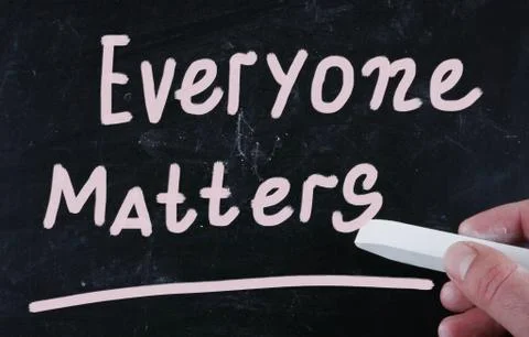 Everyone matters Stock Illustration