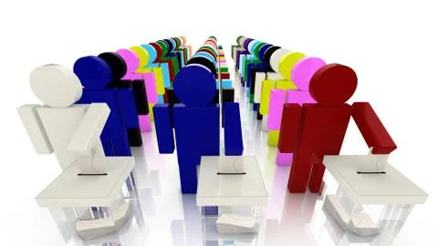 Everyone should vote Stock Illustration