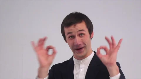 Everything is Fine, Okay Sign, Gesture 스톡 동영상 68951865