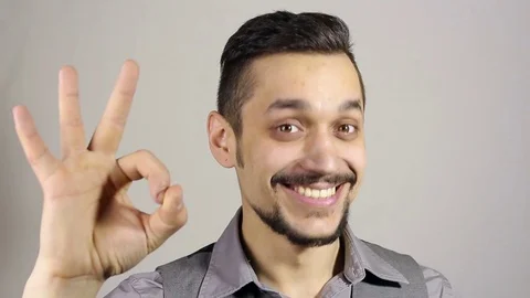Everything is Fine, Okay Sign, Gesture Stock-Footage 75348022