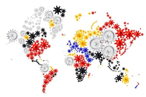 Everything is globally connected Stock Photos