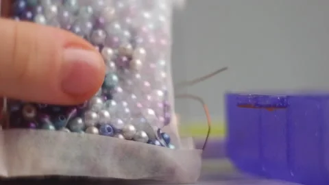 Everything for hand needlework Video stock 161992055