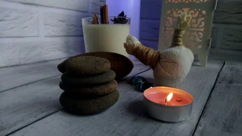 Everything for a massage. Stock Footage 240929905