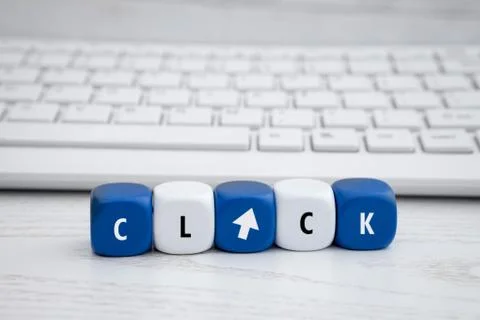 Everything is one click away Foto stock