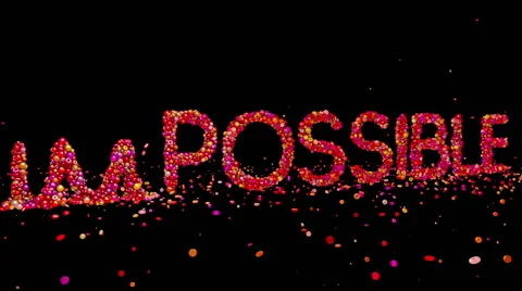 Everything is Possible. Success and challenge concept. 3d animation Stock Footage 66538104