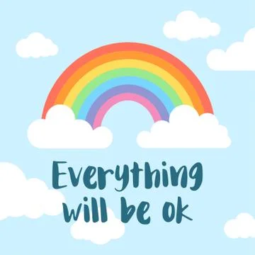 Everything will be ok.  Stock Illustration