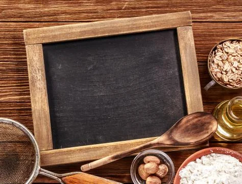 Everything you need for home baking Stock Photos
