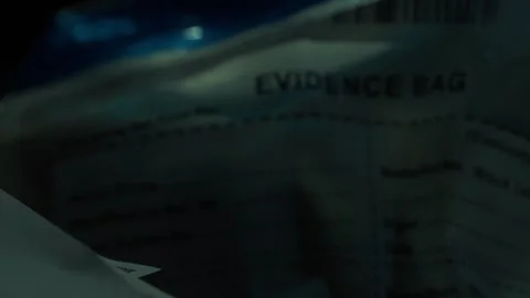 Evidence bag, dolly push in Stock Footage 267750888