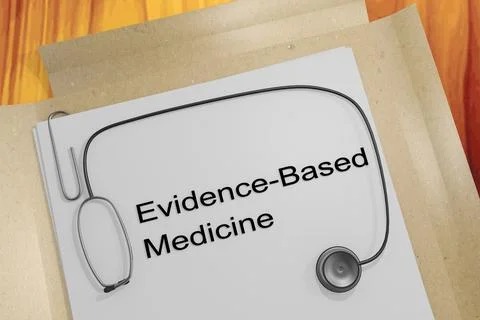 Evidence-Based Medicine concept Stock Illustration
