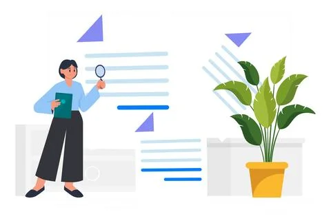 Evidence Concept Illustration Stock-Illustration