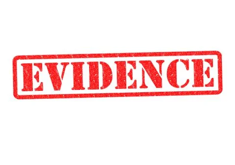 EVIDENCE Stock Illustration