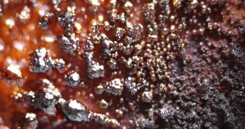 Evidence Sample From Crime Scene Close Up Undergoing Arson To Hide Investigation Stock Footage 322597568