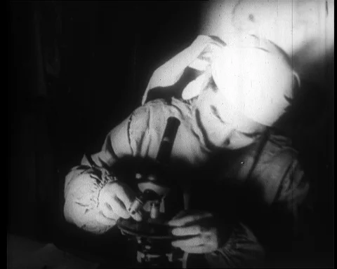 Evidence of US germ warfare, example of plague carrying flea, China 1952 Stock Footage 143461596