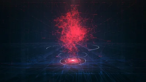 Evil Artificial intelligence (AI) concept. Stock Footage 116013381