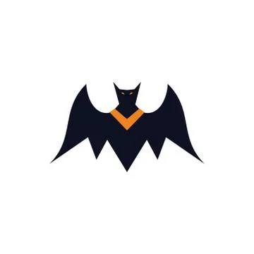 Evil bat prince illustrations or logo concept 스톡 일러스트