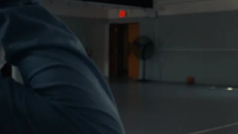 Evil Bunny Puts on Helmet Video stock 248458047