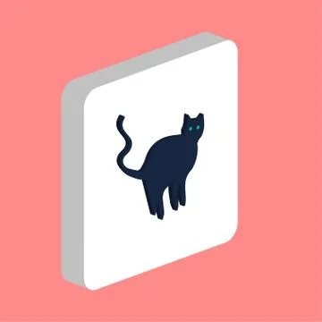 Evil Cat computer symbol Illustrazione stock