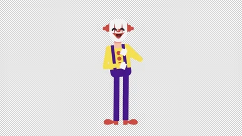 Evil Clown Laughing Stock Footage 205060175