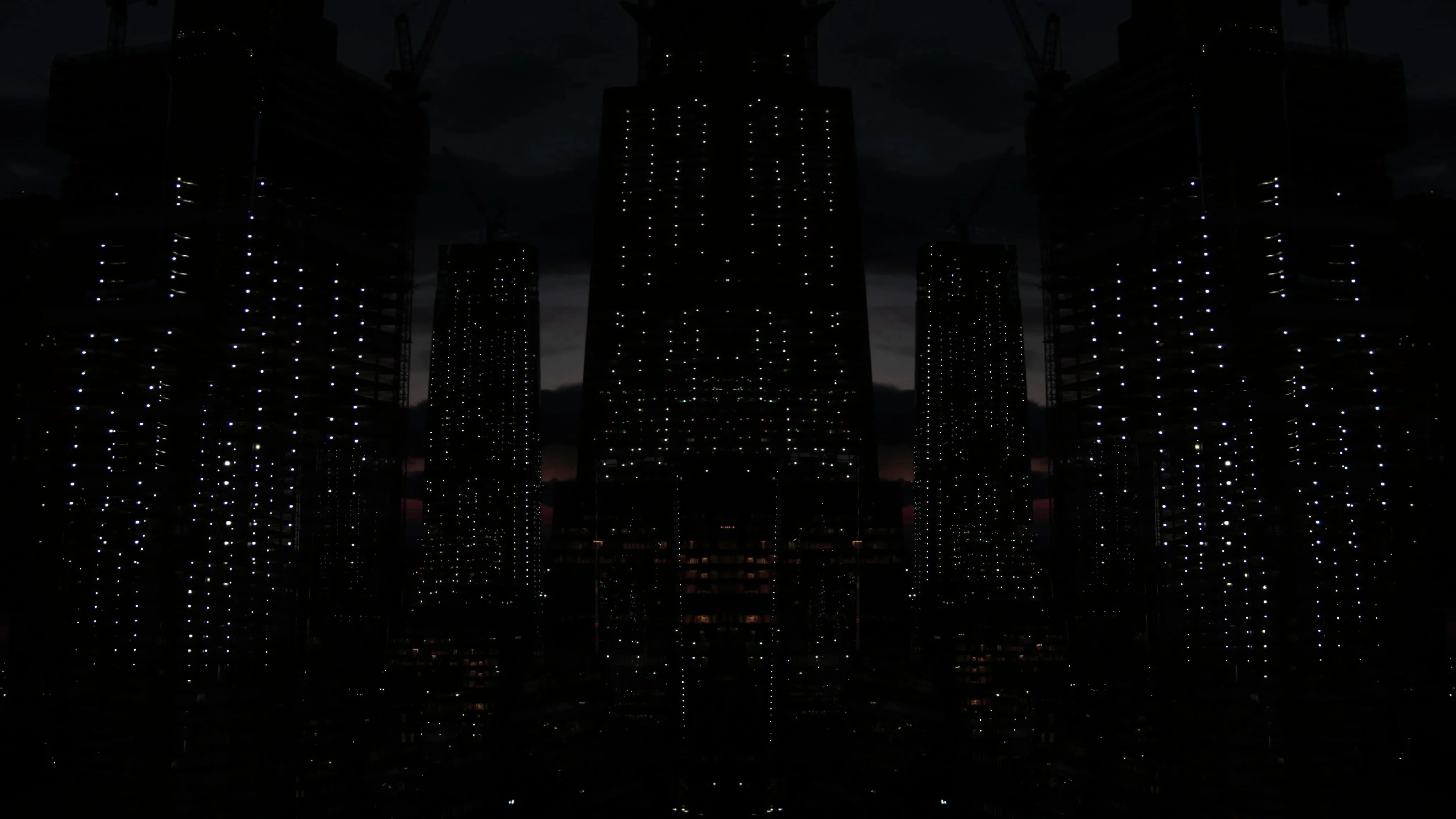 dark city background
