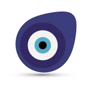 Evil eye amulet Stock Illustration
