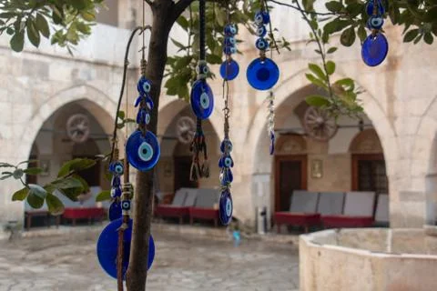 Evil eye beads Stock Photos