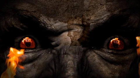 Evil Eye Horror Background 库存影片 111482164