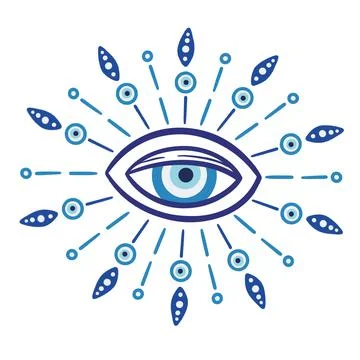 Evil eye vector Stock Illustration