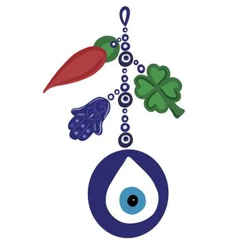 Evil eye vector Stock Illustration