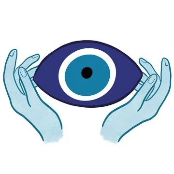 Evil eye vector Stock Illustration