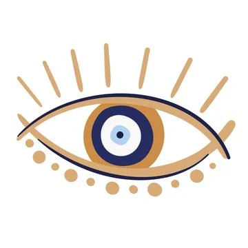 Evil eye vector Stock Illustration