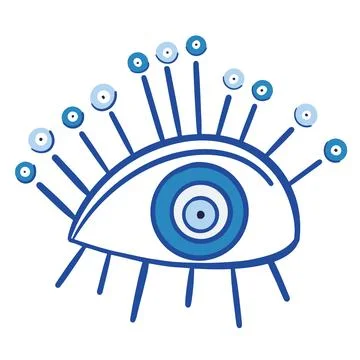 Evil eye vector Stock Illustration