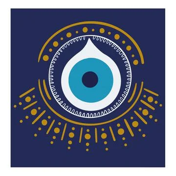Evil eye vector Stock Illustration