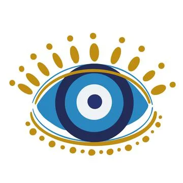 Evil eye vector Stock Illustration