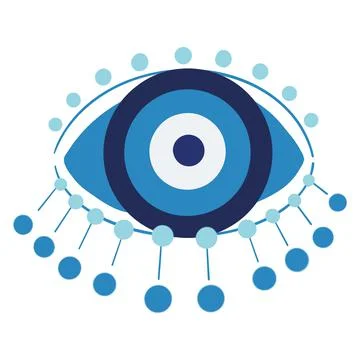 Evil eye vector Stock Illustration