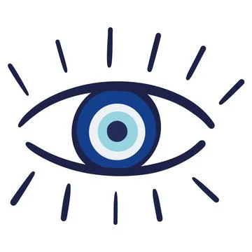 Evil eye vector Stock Illustration