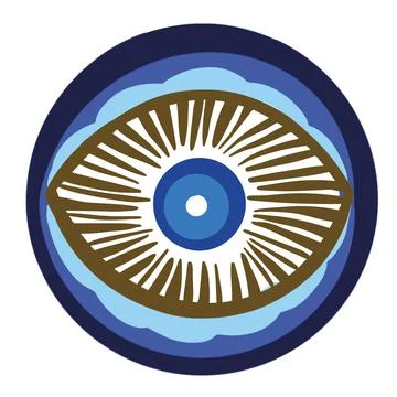 Evil eye vector Stock Illustration