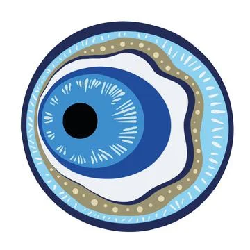 Evil eye vector Stock Illustration