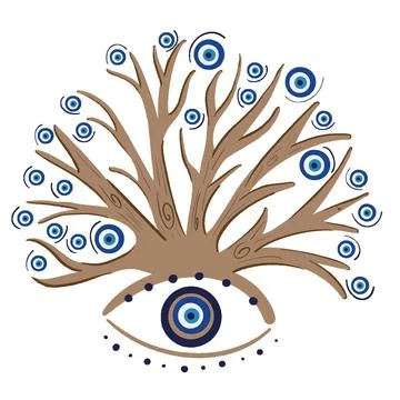 Evil eye vector Stock Illustration