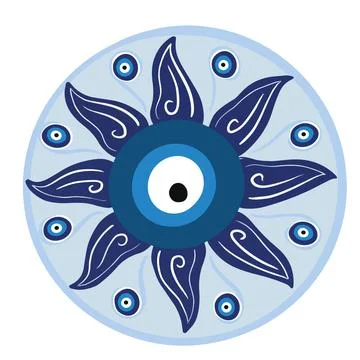 Evil eye vector Stock Illustration