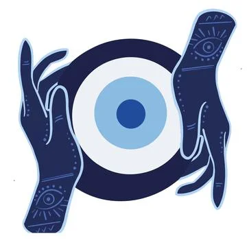 Evil eye vector Stock Illustration