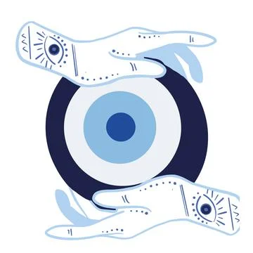 Evil eye vector Stock Illustration