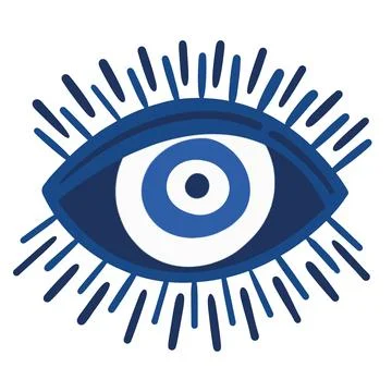 Evil eye vector Stock Illustration