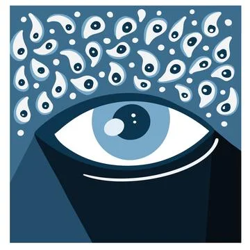 Evil eye vector Stock Illustration