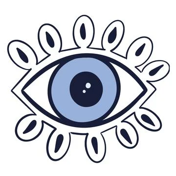 Evil eye vector Stock Illustration